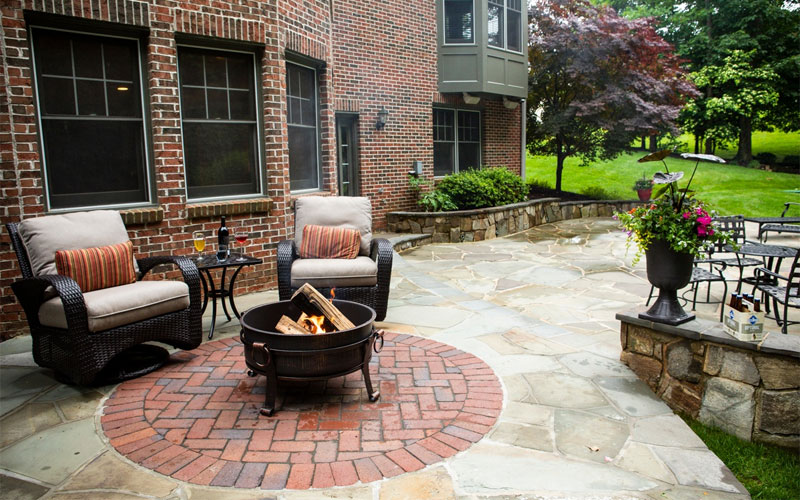 Home with Patio Slab